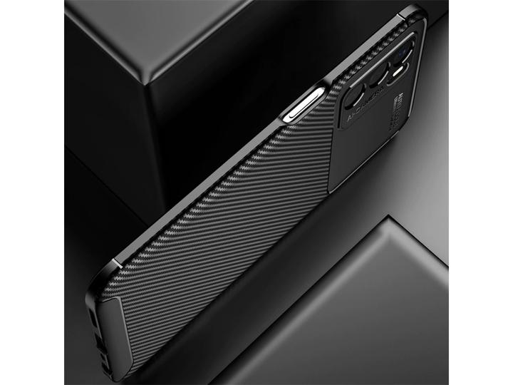 Produktbild Screenguard Oppo A16 Hülle Carbon Design TPU Case (Oppo A16)