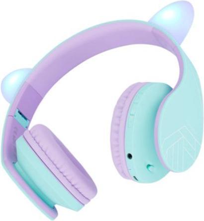Produktbild PowerLocus P2 Kids Kopfhörer lila/türkis mit Ohren