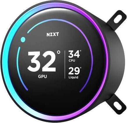 Produktbild NZXT KRAKEN Elite V2 280 RGB Wak Display Black RL-KR28E-B2