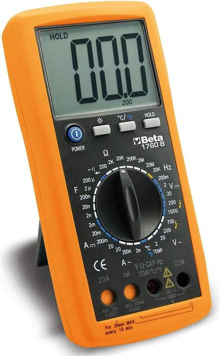 Actual product image BETA 1760B Multi-Purpose Digital Multimeter Meter Multimeter (Certified Tool Accessory with One-Piece