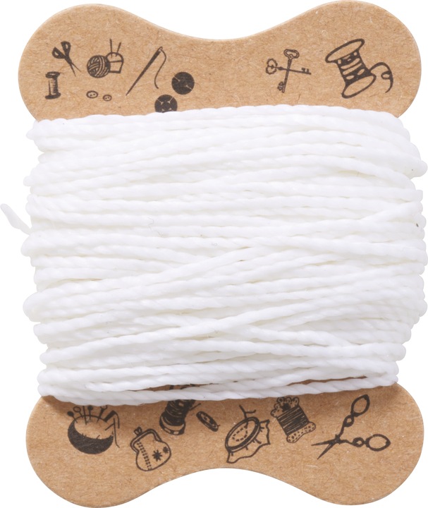 Actual product image Pracht Micro macramé cord, Ø 1 mm, waxed (1000 m)