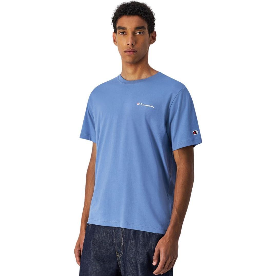 Champion, Herren, Sportshirt, Koszulka męska SS Tee niebieska 220264 BS099 M (M), Blau, M