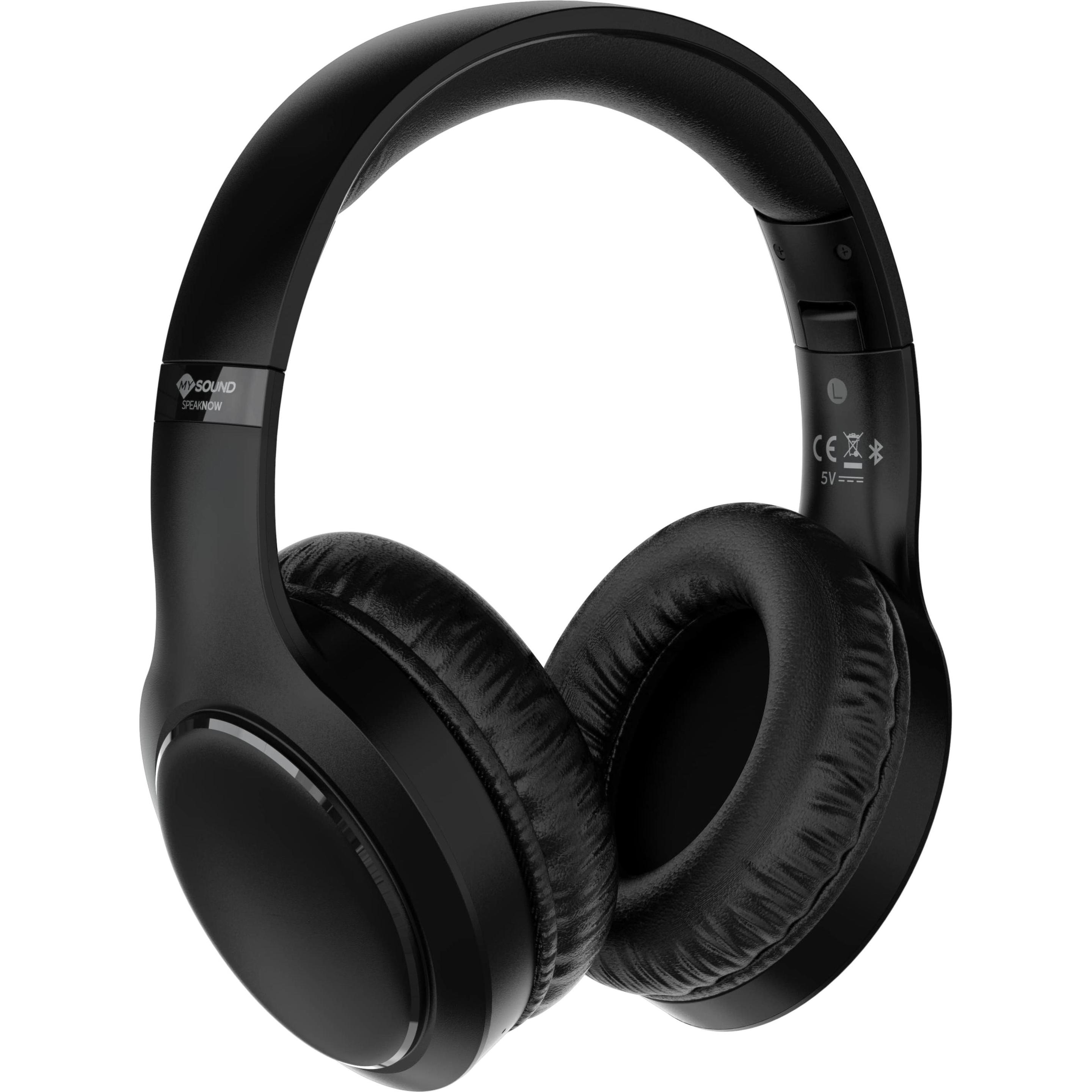 Meliconi Speak Now Auricolare Wireless A Padiglione Musica e Chiamate Bluetooth Nero (22 h, Senza fili), Cuffie, Nero