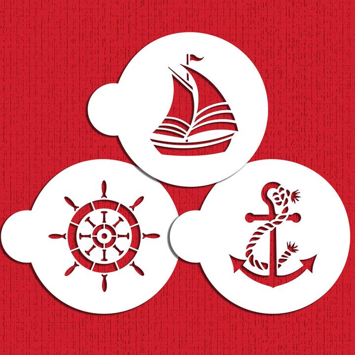 Actual product image Designer Stencils Sailor Joy Stencils