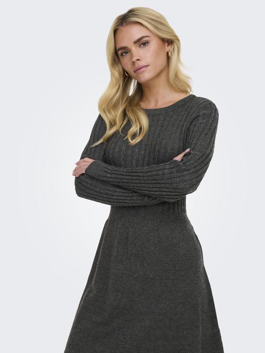 Produktbild Only Normal geschnitten Rundhals Midikleid Strickkleid (L)