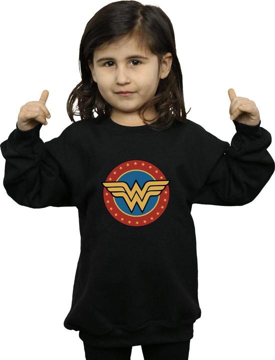 Produktbild Wonder Woman Circle Logo Sweatshirt Mädchen (152, 158)