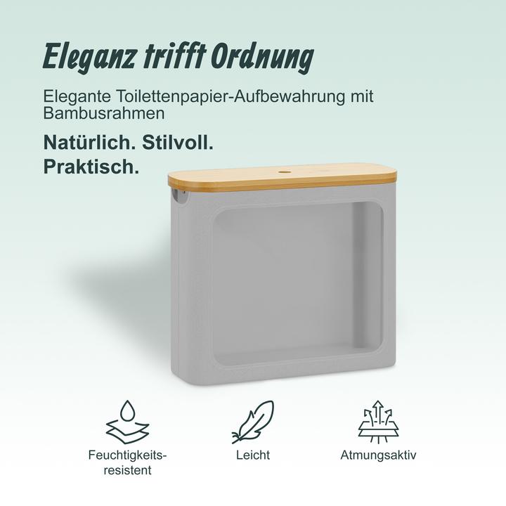 Actual product image Relaxdays Toilet roll storage