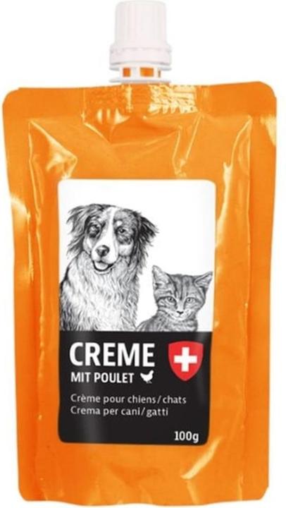 NaturaDog Snack Dog & Cat Creme mit Poulet, 100 g (Adult, 1 Stk., 110 g)