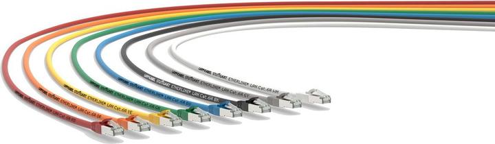 Produktbild Lapp CAT.6a Netzwerkkabel Etherline LAN, UL-Zertifizierung, 2,0 m, grau (S/FTP, CAT6a, 2 m)