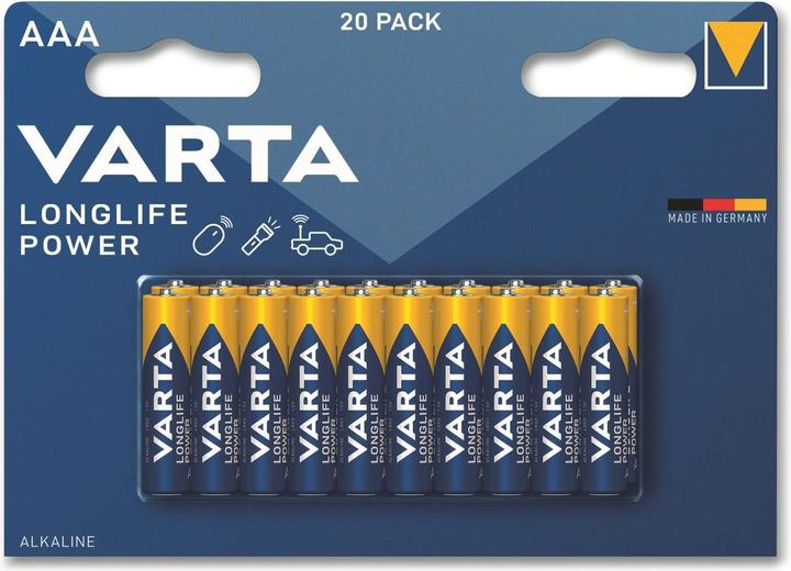 Immagine prodotto Varta Potenza LONGLIFICA (20 pz., AAA, 1260 mAh)