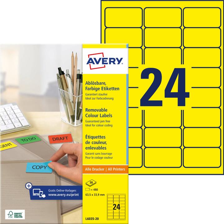 Image du produit Avery Étiquettes d'organisation