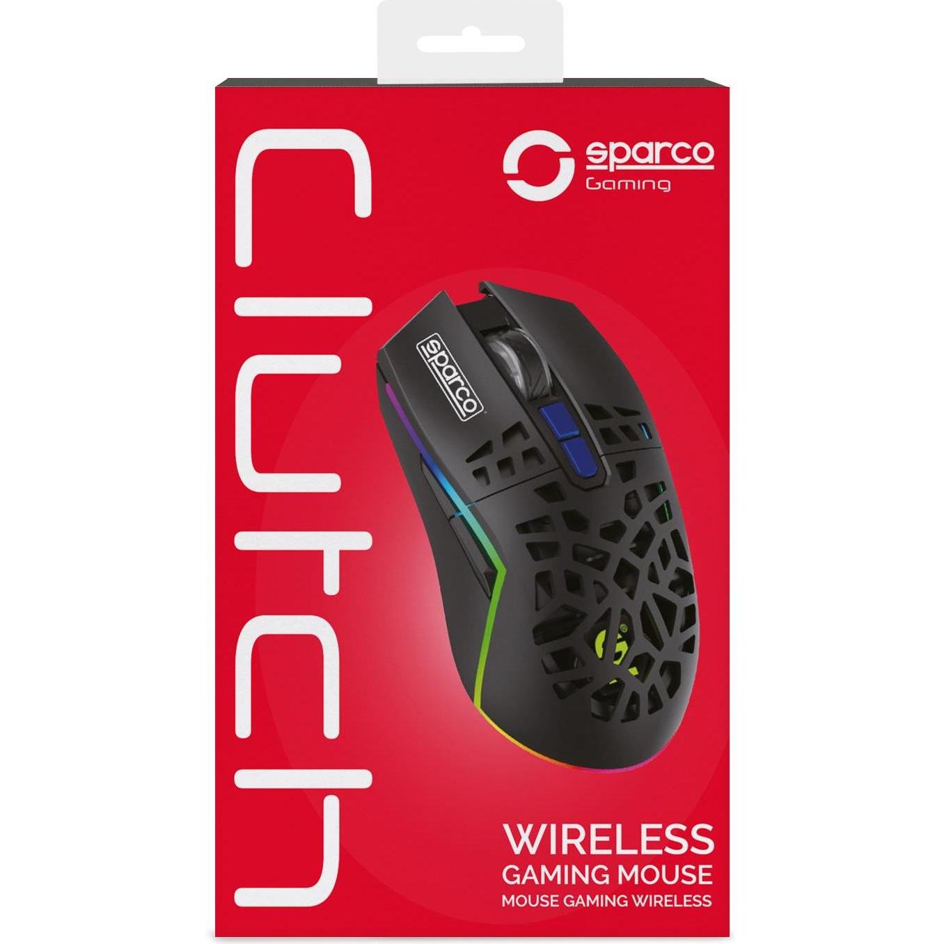 Thumbnail - Sparco Wireless Mouse Spwmouse (Kabelgebunden), Maus, Schwarz