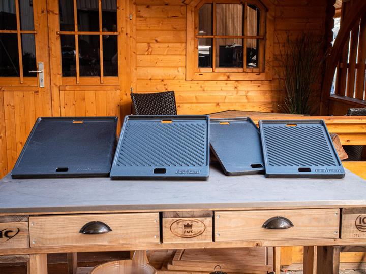 Produktbild Grillfürst Grillplatte Gusseisen für Genesis II GS4 400 / 600 48 x 33,5 cm