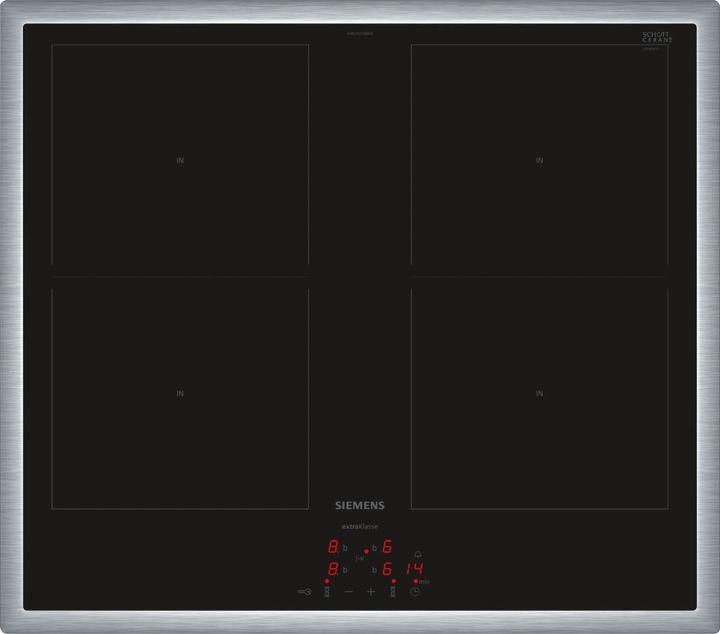 Image du produit Siemens Table de cuisson EM645CQB6M (58.30 cm, Table de cuisson en vitrocéramique)