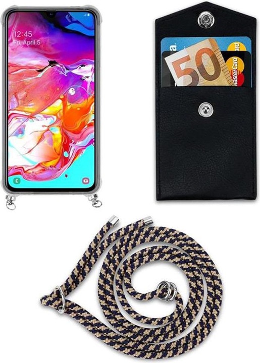 Produktbild Cadorabo TPU Handy Kette SILBER Cover
