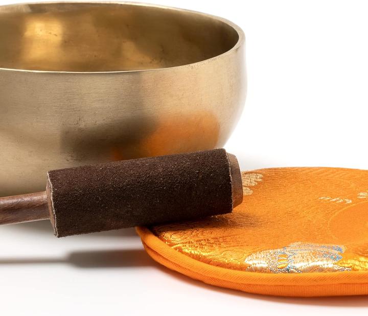Image du produit Klangschalen-Center Tibetische Klangschale mit Klöppel und Pad (Bol chantant)
