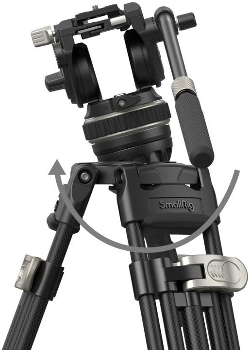 Productafbeelding SmallRig 3989 Heavy-Duty Koolstofvezel Video Statief Kit FreeBlazer (Metaal, Koolstof, Plastic)