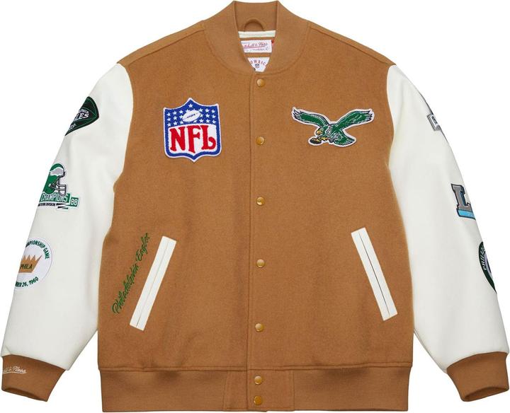 Immagine prodotto Mitchell & Ness Varsity Jacke DUSTED Philadelphia Eagles - S (S)