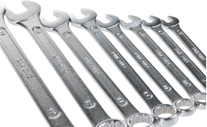 Actual product image Struct 8-piece combination spanner set