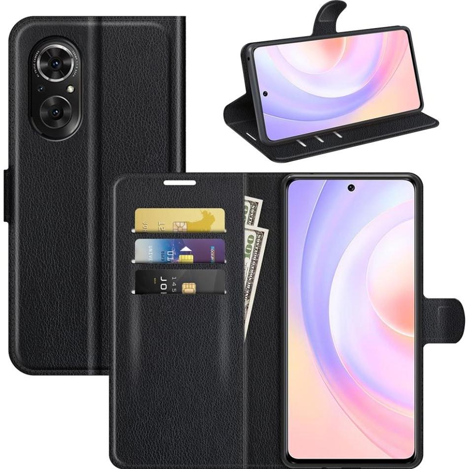 Screenguard Huawei Nova 9 SE Leather Guard Lederhülle (Huawei Nova 9 SE), Smartphone Hülle, Schwarz