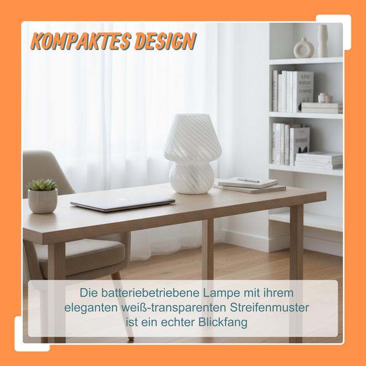 Image du produit Relaxdays Lampe de table champignon (E27)