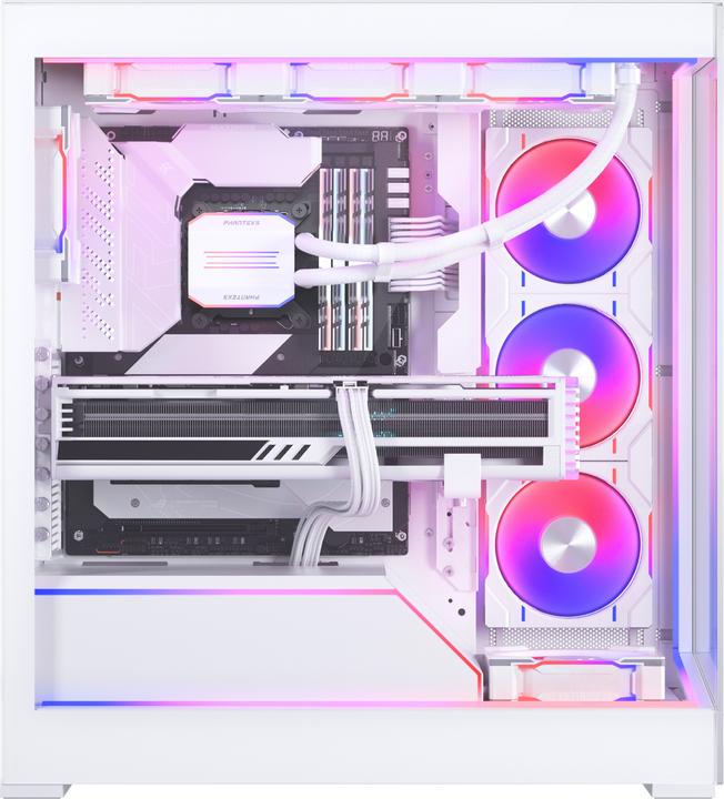 Produktbild Phanteks NV5 Premium DRGB Kit + Power-Hub, 3x für Aussenrahmen, 1x Mainboard Kabel-Cover - weiss (Weiss)