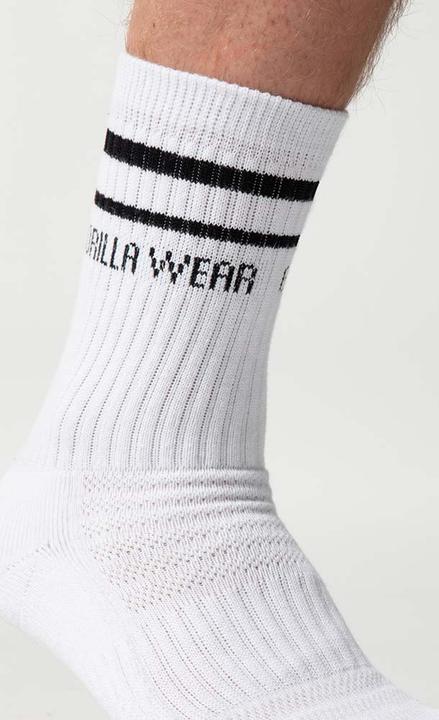 Produktbild Gorilla Wear Crew Socks White (Einzelpack, 36 - 38)