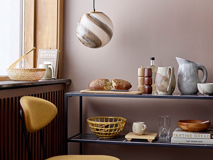Produktbild Bloomingville Electra Bowl, Yellow, Stoneware (Ø 26.5 cm)