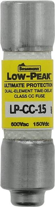 Immagine prodotto Eaton MOE LOW PEAK CC TIME DELAY LP-CC-15 Fusibile a bassa tensione, 15A, AC 6 (15 A)