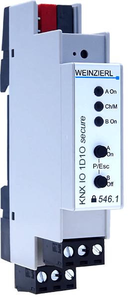 Image du produit Weinzierl KNX IO 546.1 secure (1D1O) (Actionneur de variateur)