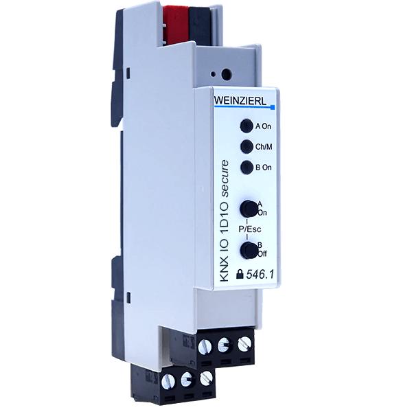 Weinzierl, Attuatore, KNX IO 546.1 sicuro (1D1O) (Attuatore dimmerabile)