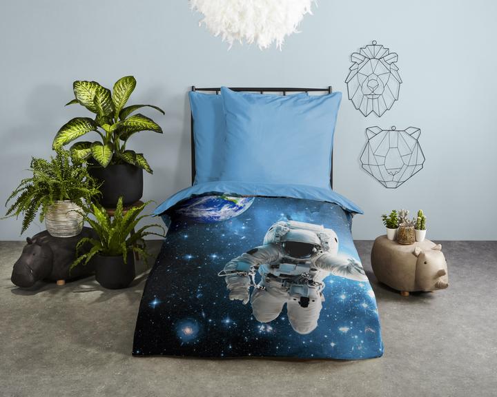 Actual product image Good Morning Astronaut (Bedding set, 140 x 200 cm, 70 x 90 cm)
