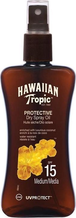 Produktbild Hawaiian Tropic Dry Spray Oil SPF 15 (Sonnenöl, SPF 15, 200 ml)