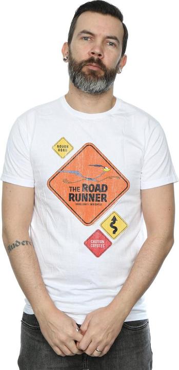 Produktbild Looney Tunes Road Runner Road Sign TShirt (XXL)