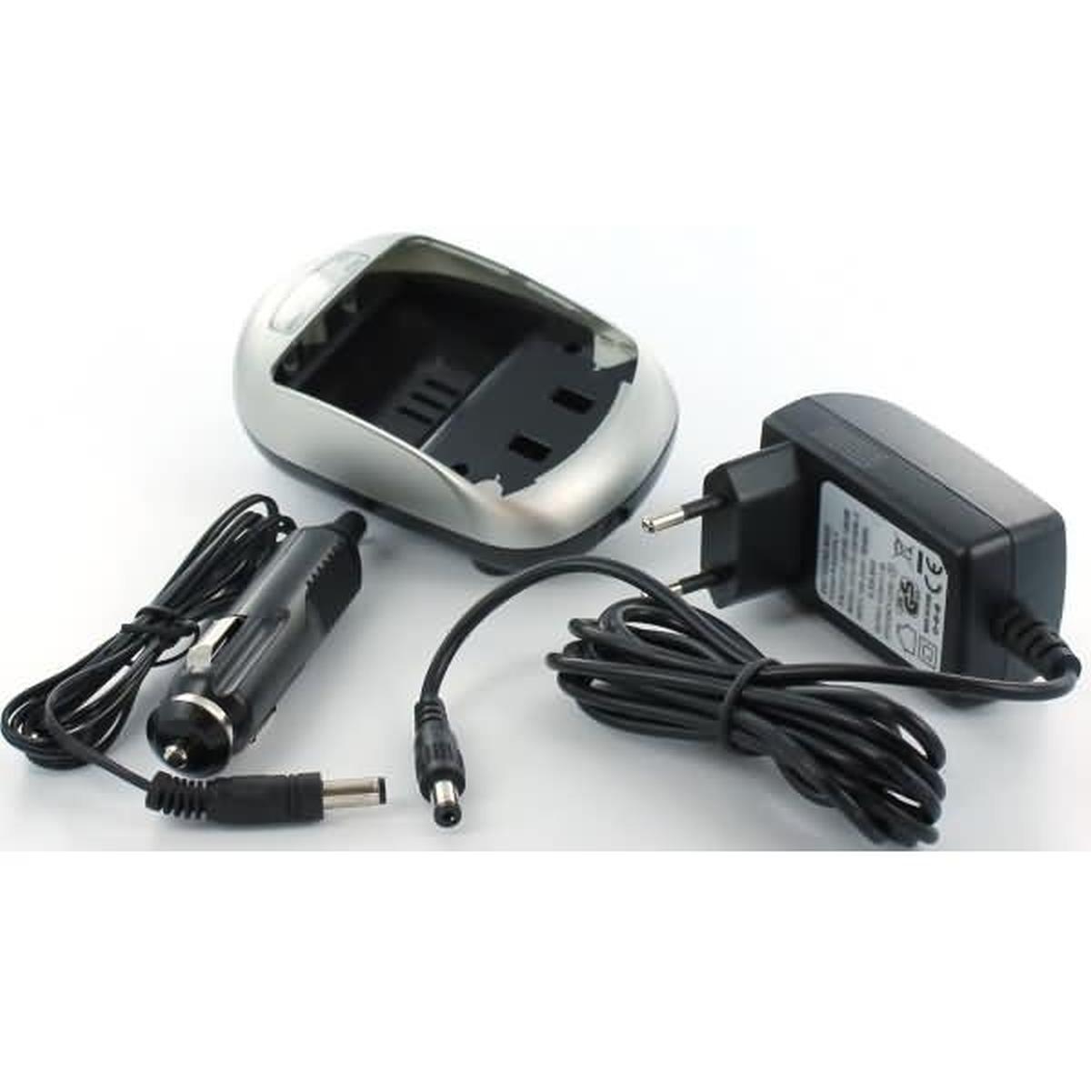 AGI Caricatore compatibile con le batterie di fotocamere e videocamere digitali (Caricabatterie per fotocamere), Alimentatore fotocamera