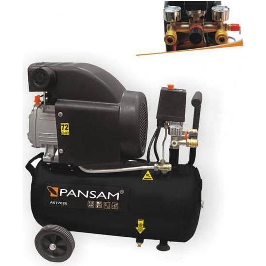 Pansam, Kompressor, 8bar 24L compressor (A077020) (8 Bar, 24 l)