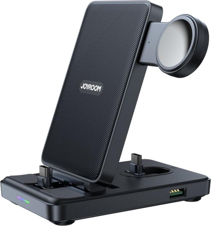Actual product image Joyroom JR-WQS01 4-in-1 Foldable Charging Station (Type-C Version) (7.50 W)
