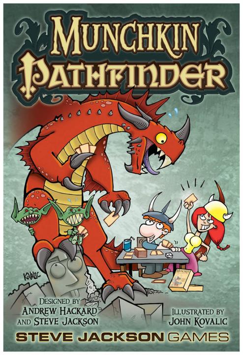 Actual product image Munchkin Pathfinder Card Game Standalone or Expansion English Edition,3-6 Player (English)