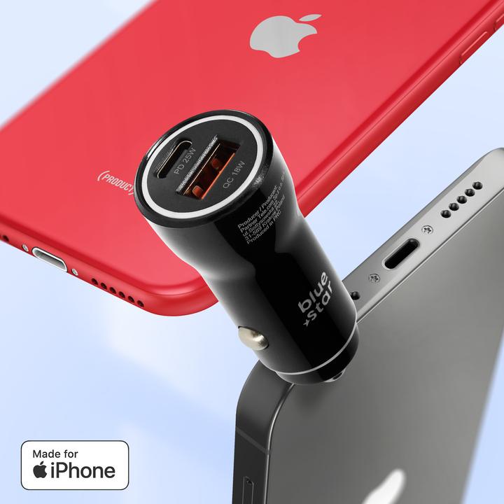 Produktbild USB / USB-C Autoladegerät