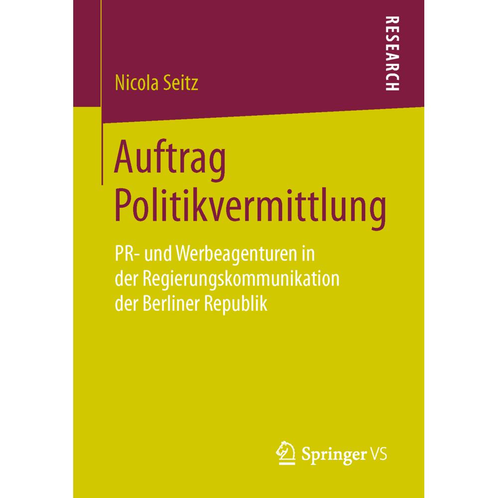 Auftrag Politikvermittlung, Fachbücher