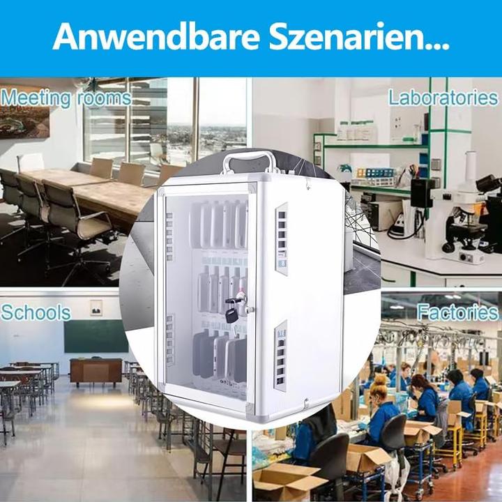 Produktbild Yinxslo Abschliessbarer Handy Wandtresor mit 24 Slots