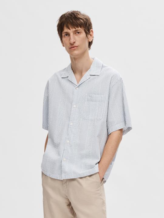 Produktbild Selected Seersucker Kurzarmhemd (S)