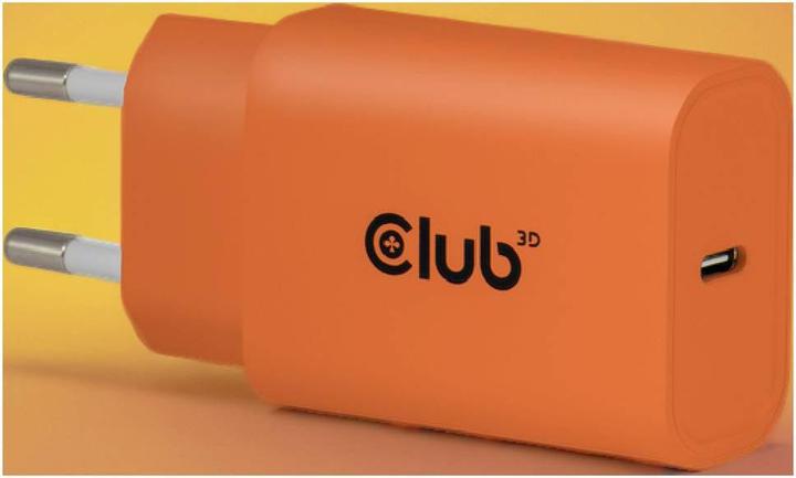 Actual product image Club 3D Club3D Lifestyle Ladegerät USB-C 30Watt, 2Stk orange retail (30 W, 1 portion)