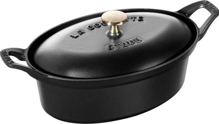 Produktbild Staub La Coquette oval, Schwarz, 23cm