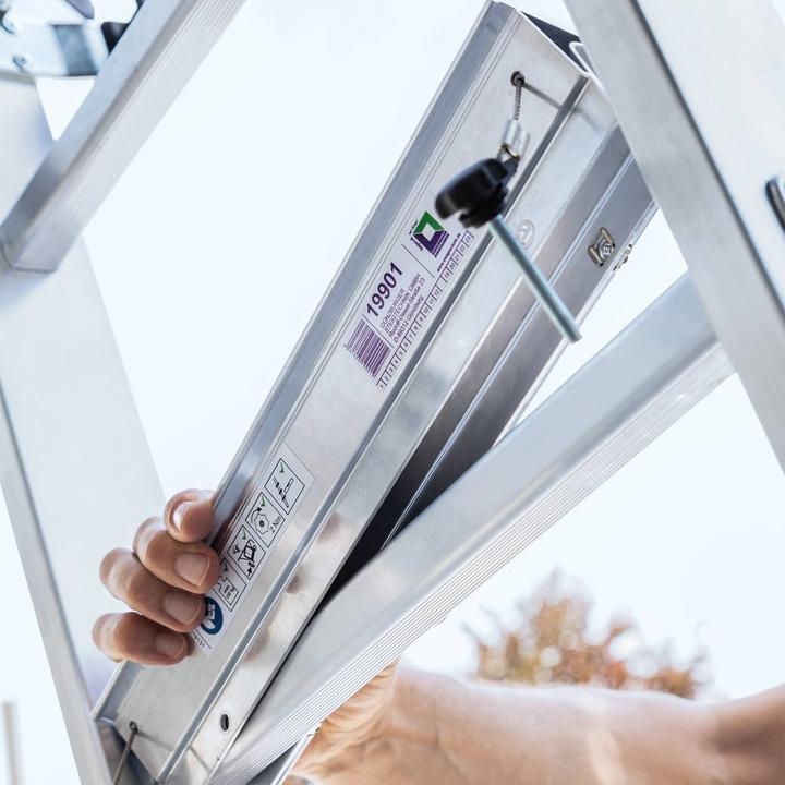 Actual product image Munk MaxxStep stair module, for rung ladders, width 405 mm. (Scaffolding, 40.50 cm)