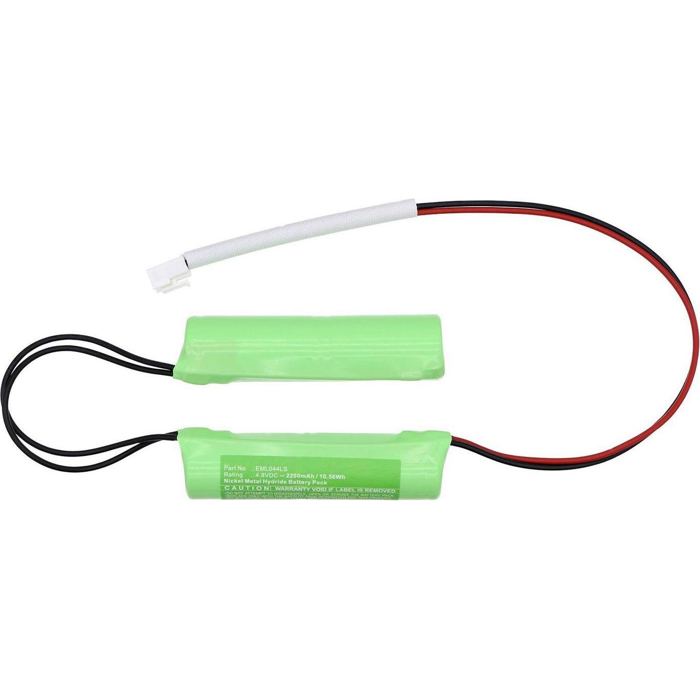 CoreParts Battery for Emergency Lighting (1 Stk., Gerätespezifisch, 2200 mAh), Batterien + Akkus