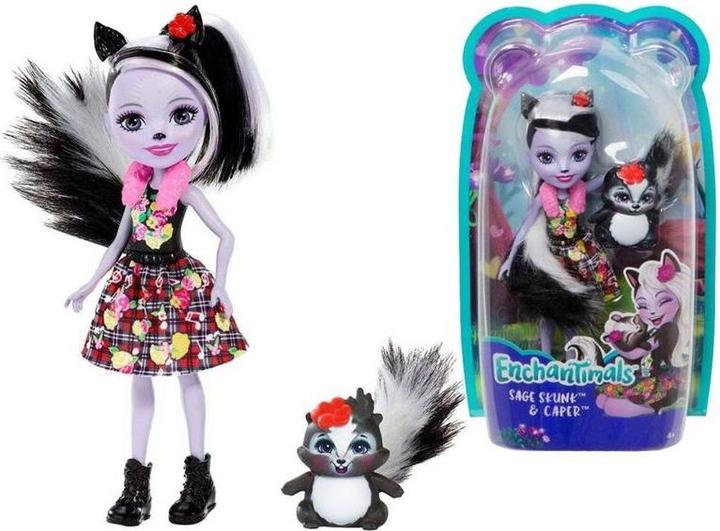 Actual product image Enchantimals Sage Skunk Doll