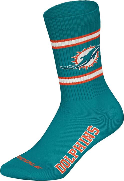 Produktbild NFL Freizeitsocken Miami Dolphins Crew (6er Pack, 43 - 46)
