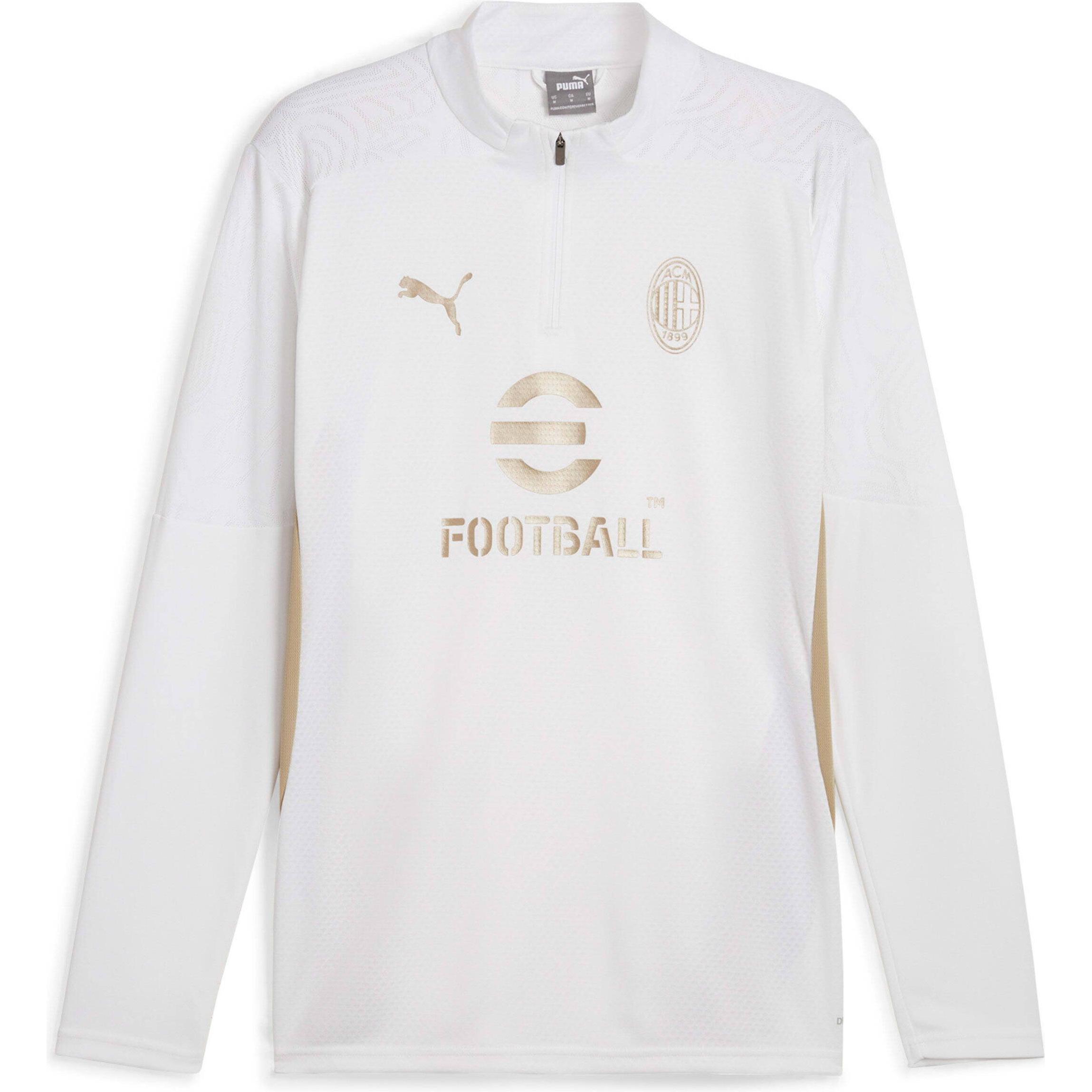 Puma, Herren, Sportshirt, ACM Training 1/4 Zip Top (S), Weiss, S