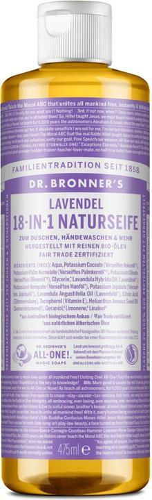 Produktbild Dr. Bronner's 18-IN-1 Lavendel (Flüssigseife, 475 ml)